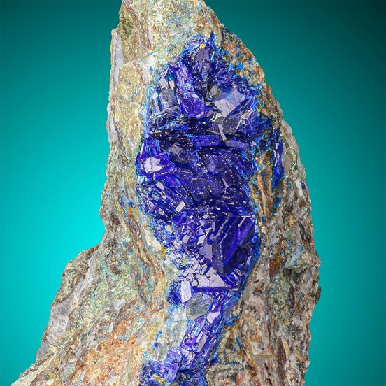 Linarite-Blanchard Mine | Bingham | Socorro Co. | New Mexico  | USA